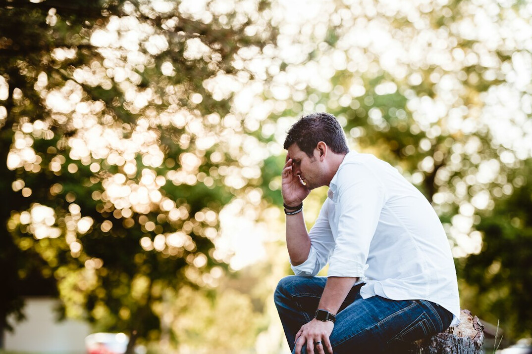 person reflecting alone